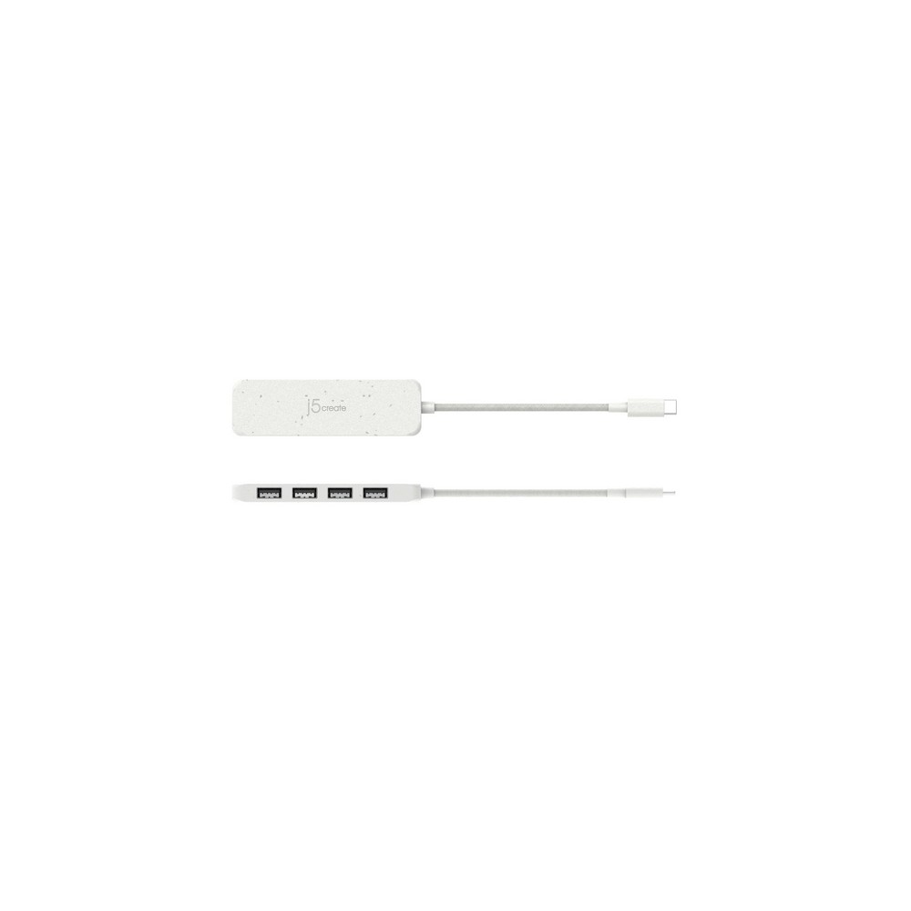 j5create Eco-Friendly USB-C to 4-Port Type-A Gen 2 Hub Presa