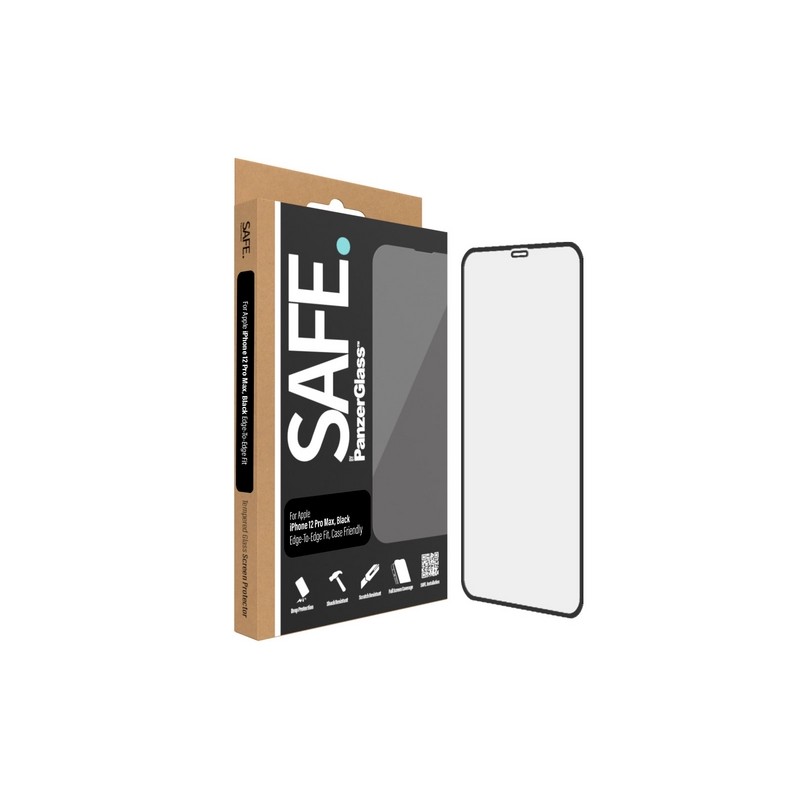PanzerGlass SAFE. Apple iPhone 12 Pro Max Case Friendly Black