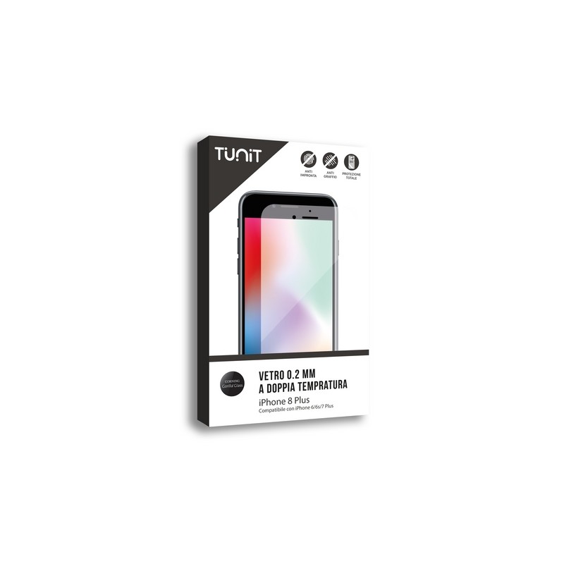 TUNIT Vetro a Doppia Tempratura per iPhone 8 Plus Super sconto