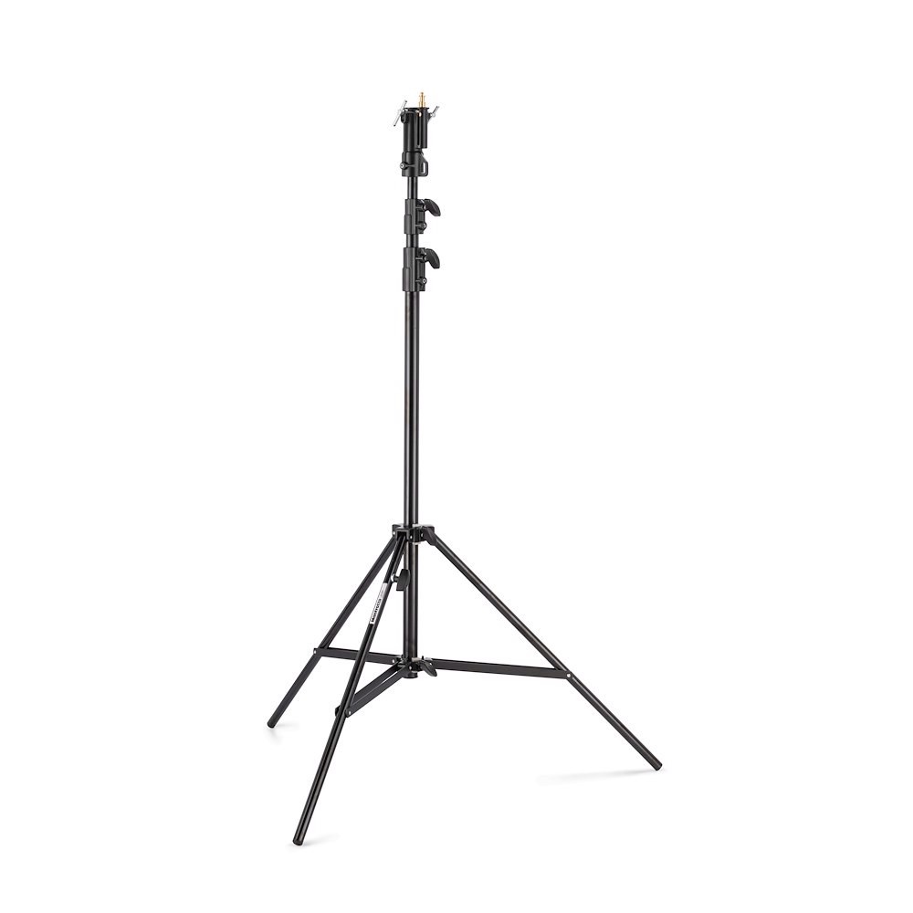 Manfrotto Stativo Cine 3 sezioni in acciaio nero con gambe