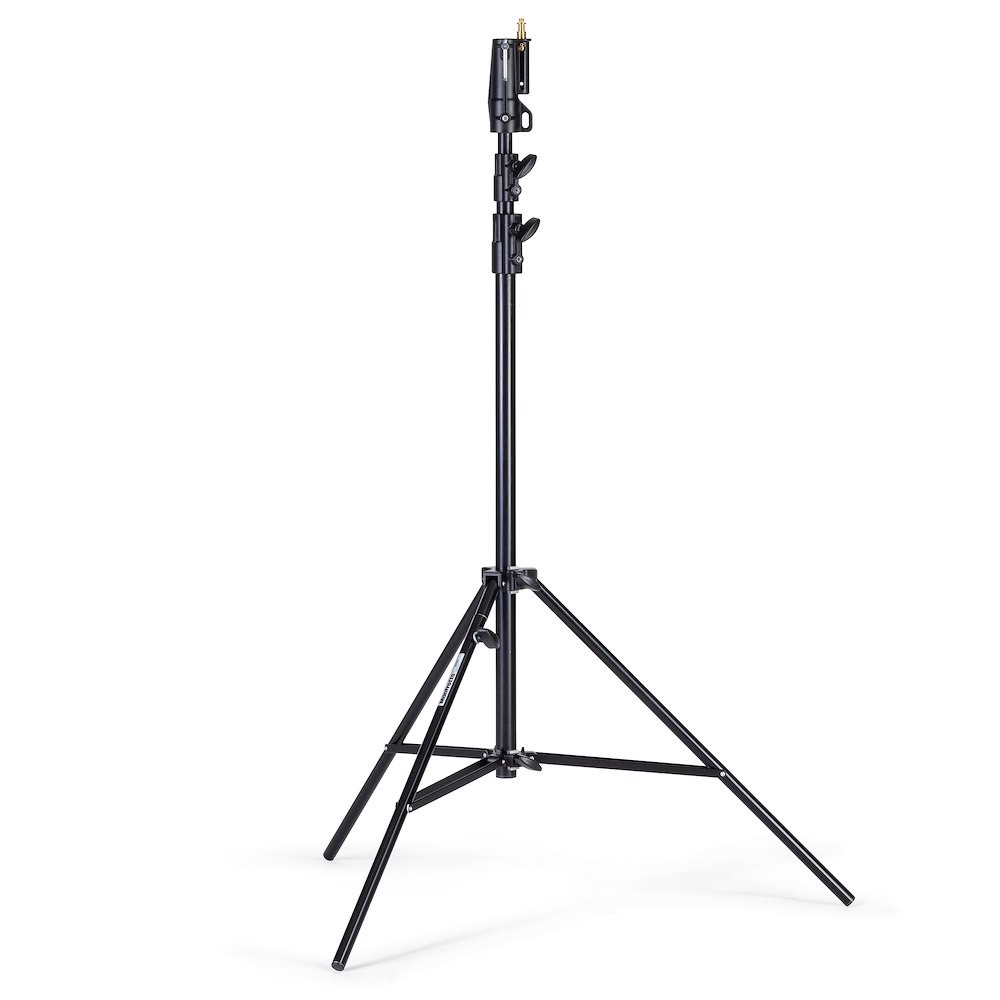 Manfrotto Stativo Alu Cine con gamba di livellamento nero