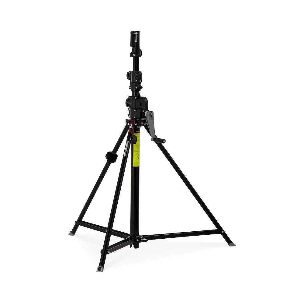 Manfrotto Stativo wind-up 3 sezioni corto nero