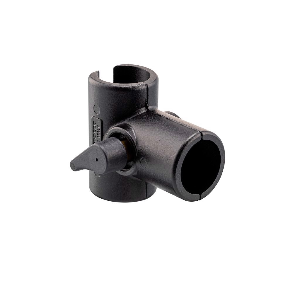 Manfrotto Giunto ''T'' per tubi perpendicolare - nero Fornitura limitata