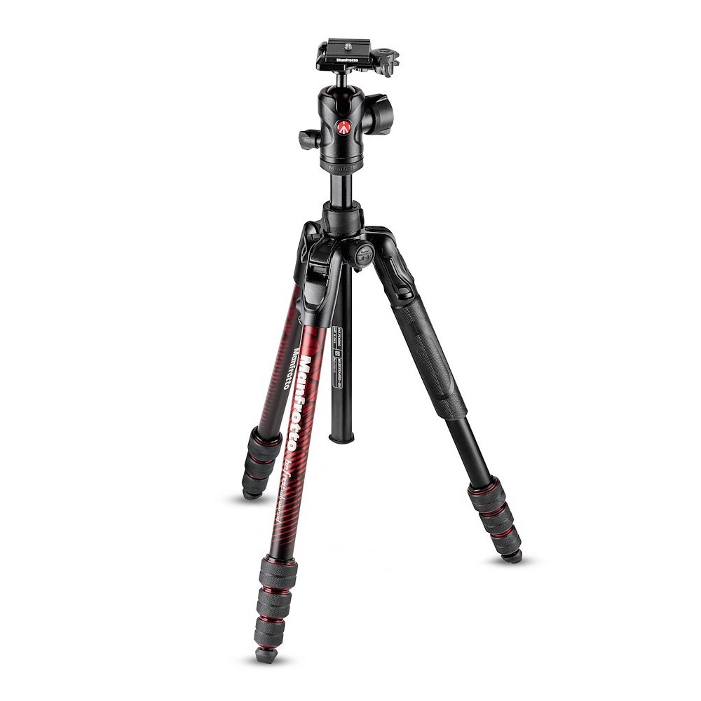 Manfrotto Kit Befree Advanced rosso in alluminio con chiusura Twist Saldi
