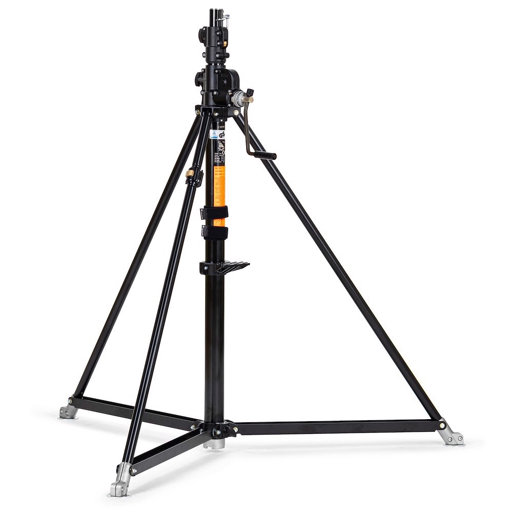 Manfrotto Super wind up in acciaio con finitura nera