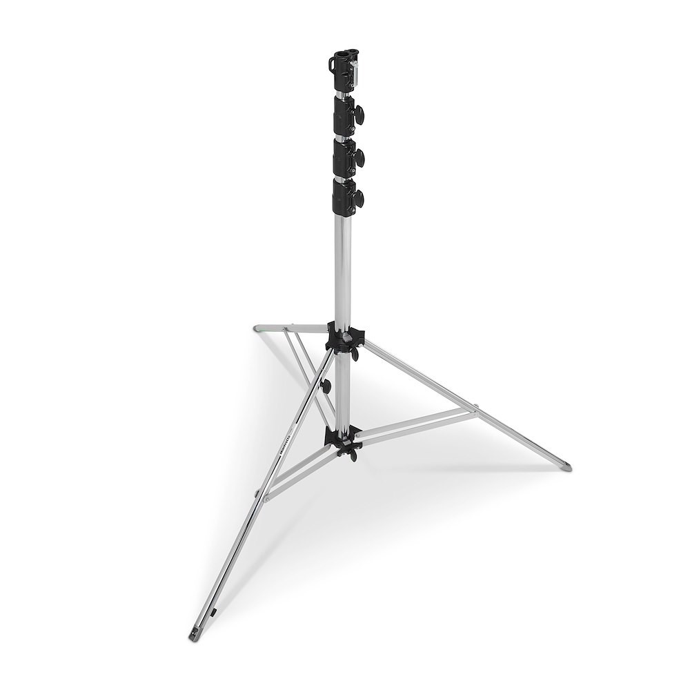 Manfrotto Stativo super in acciaio con gamba di livellamento