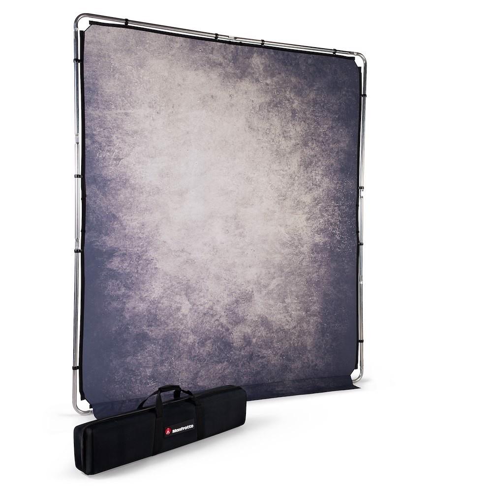Manfrotto Fondale EzyFrame Vintage 2x2 3m - Fumo