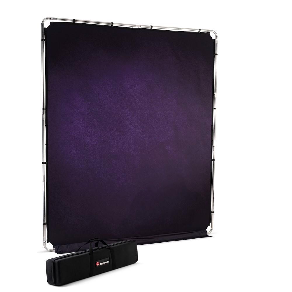 Manfrotto Fondale EzyFrame Vintage 2x2 3m Aubergine Vendita Economica