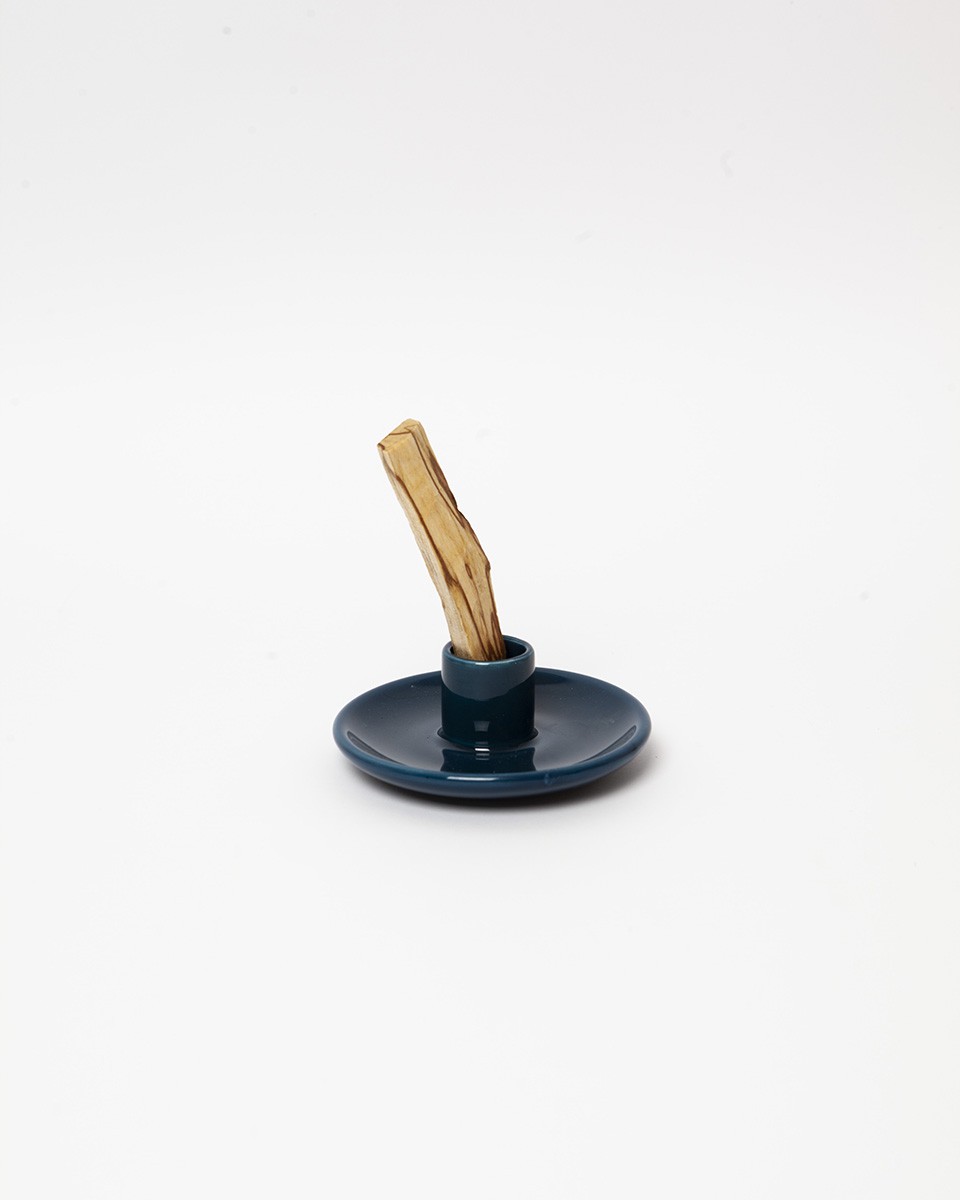 Wood'd PALO SANTO PLATE BLUE Qualità