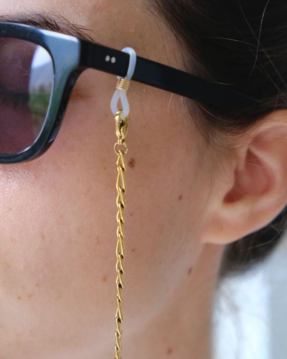 Wood'd Eyeglasses Lace Large Golden Consegna Veloce