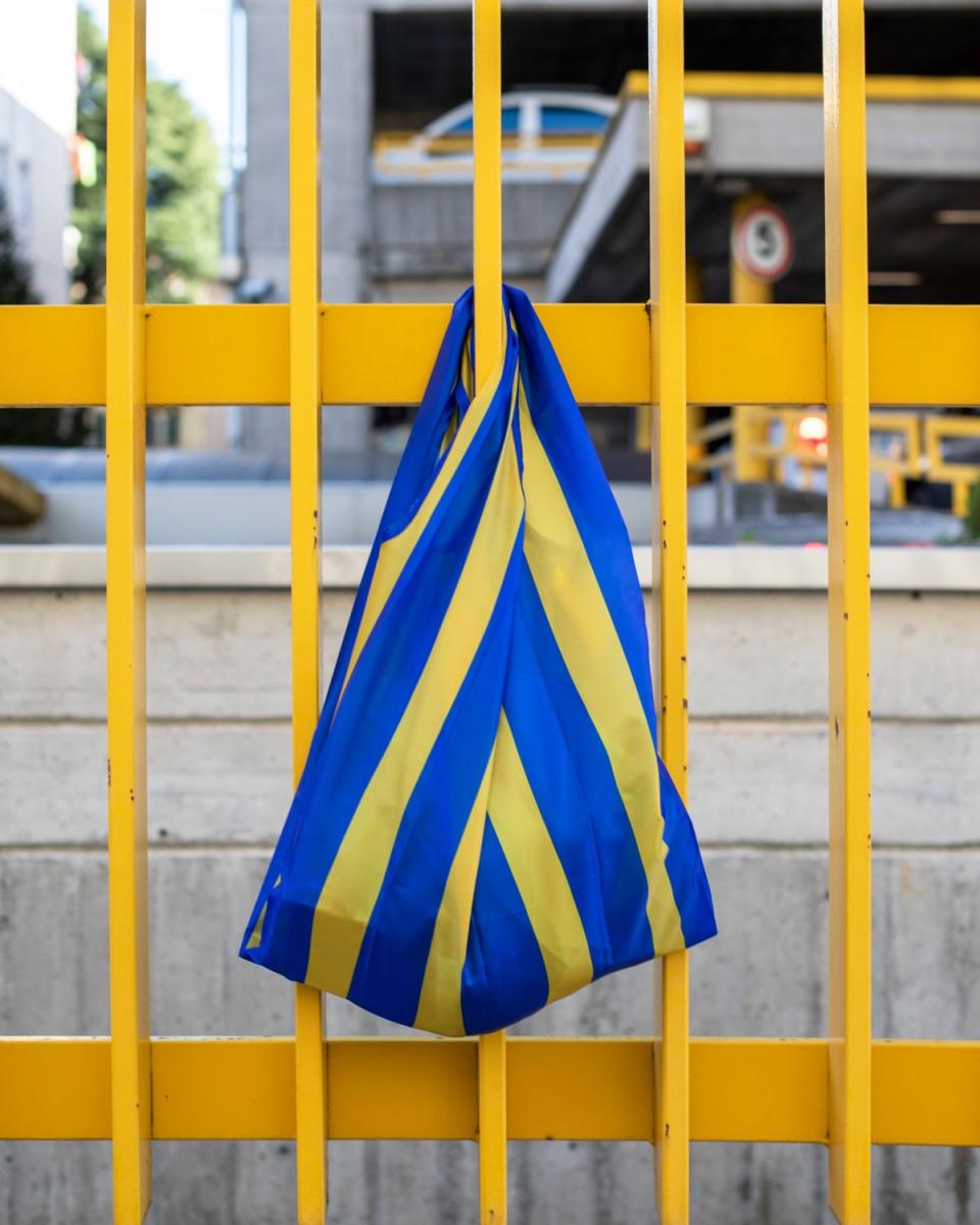 Wood'd Stripes Blue Bag Promozione Limitata