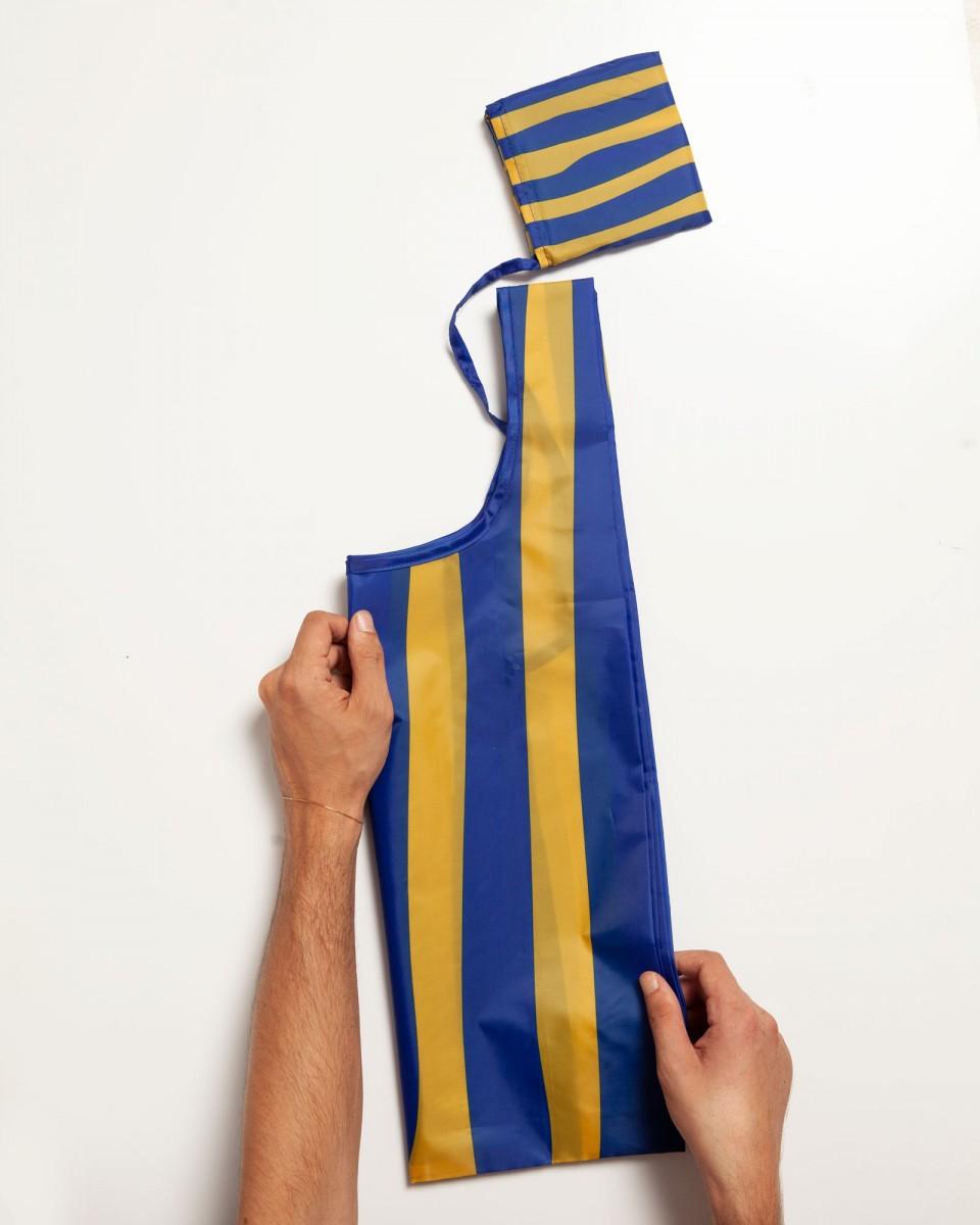 Wood'd Stripes Blue Bag Promozione Limitata
