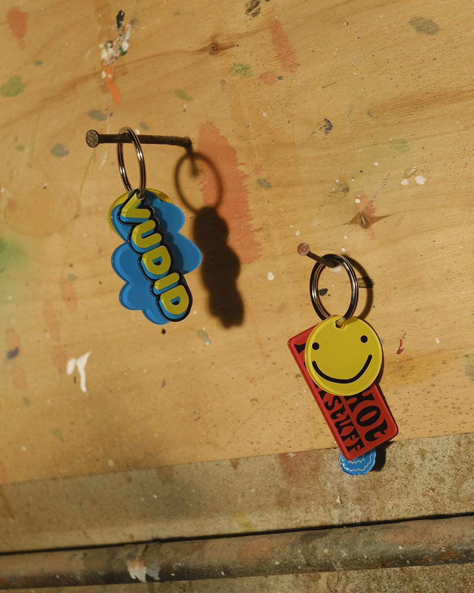 Wood'd Crazy Smile Keychain Convenienza