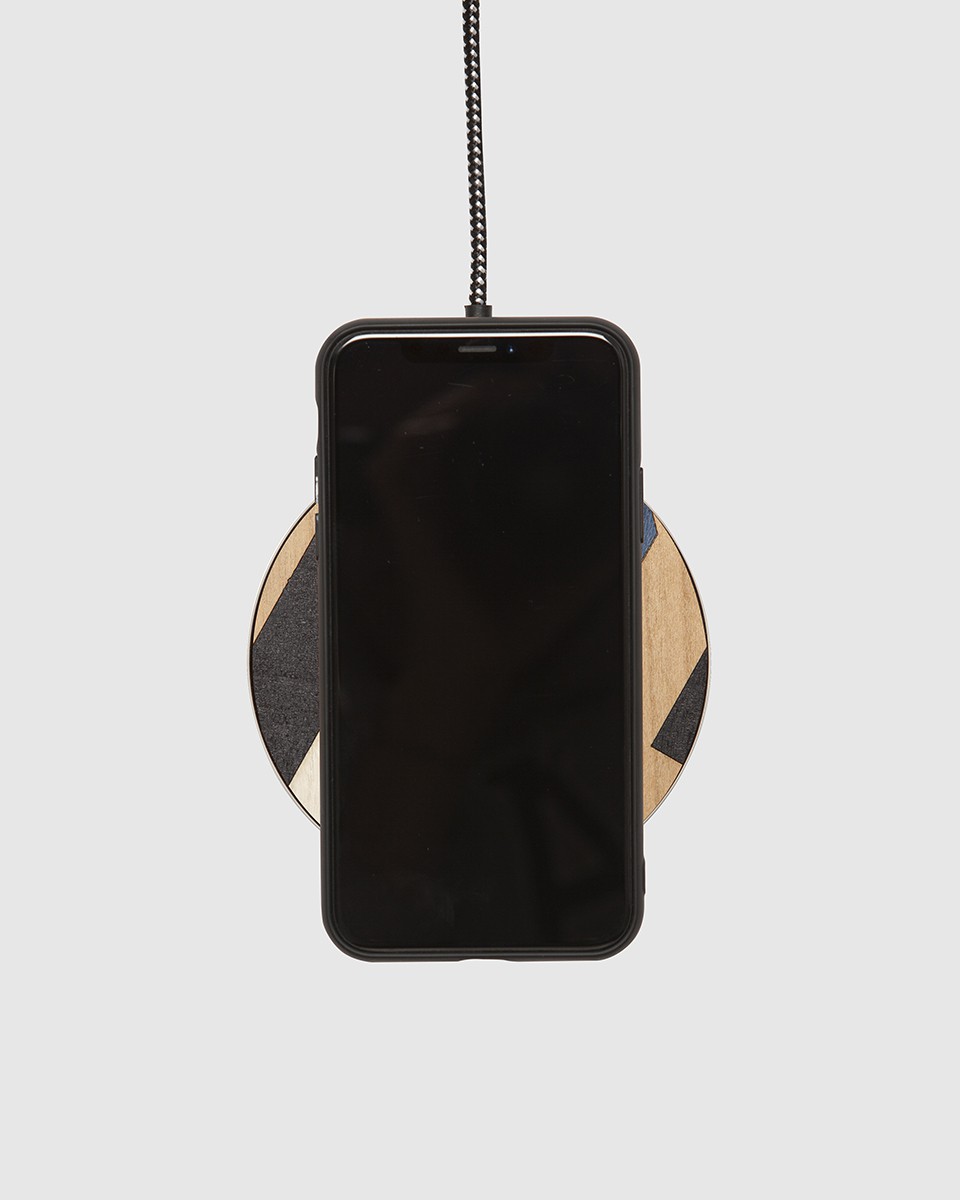 Wood'd Riga Blu Charger Saldi