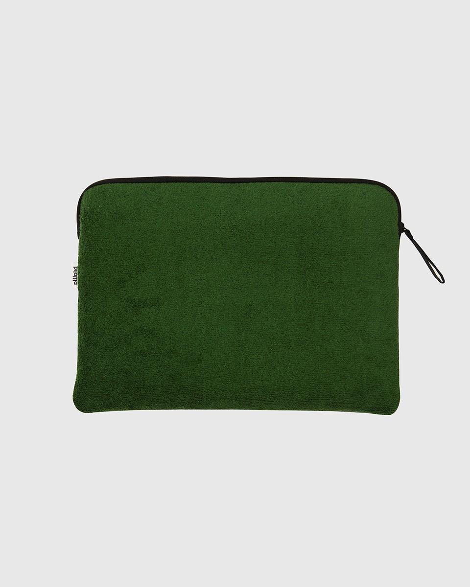 Wood'd Patch Green Macbook Case Vendita Calda