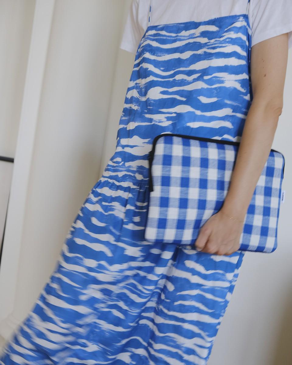Wood'd Patch Blue Macbook Case Vendita Economica