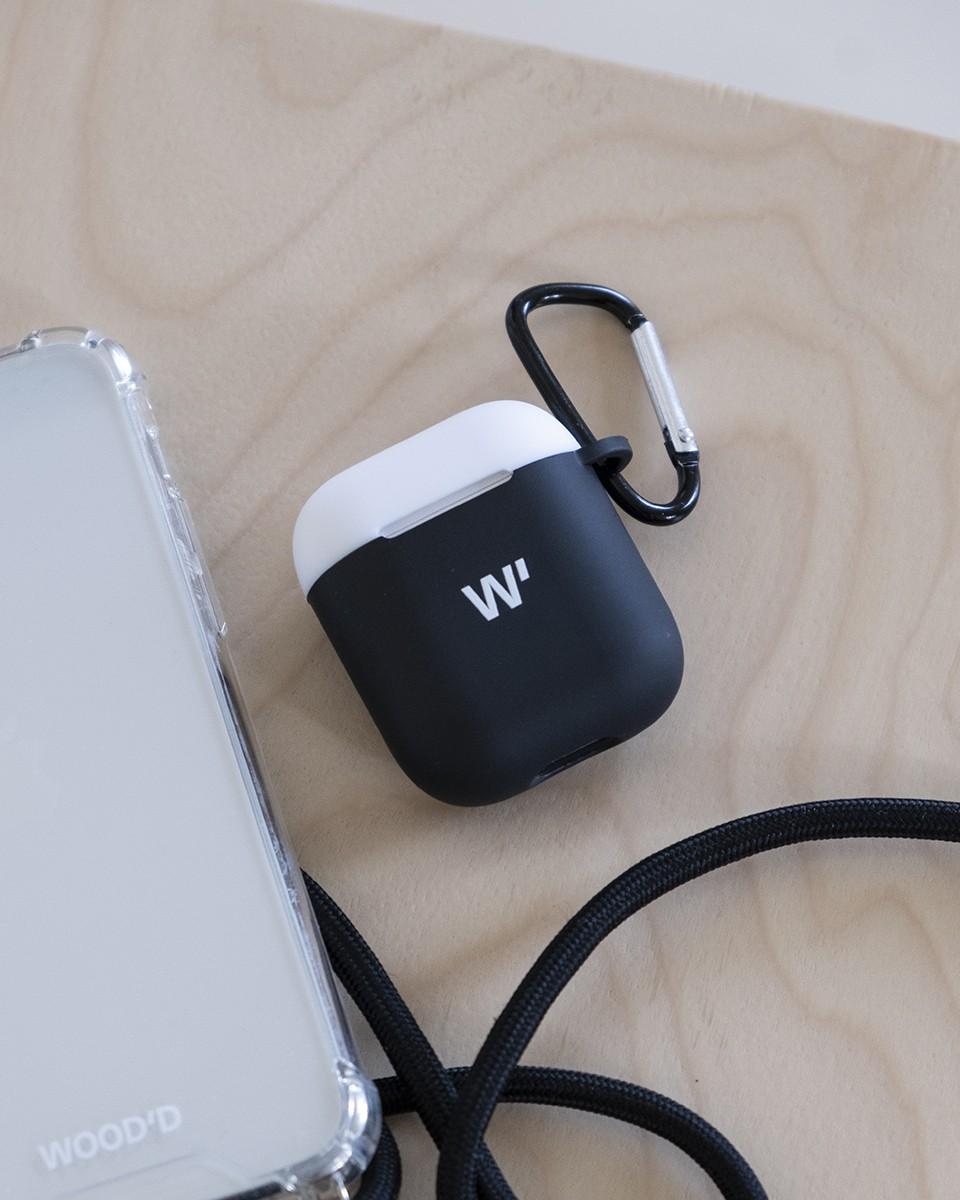 Wood'd AirPods Case Block Black Italy