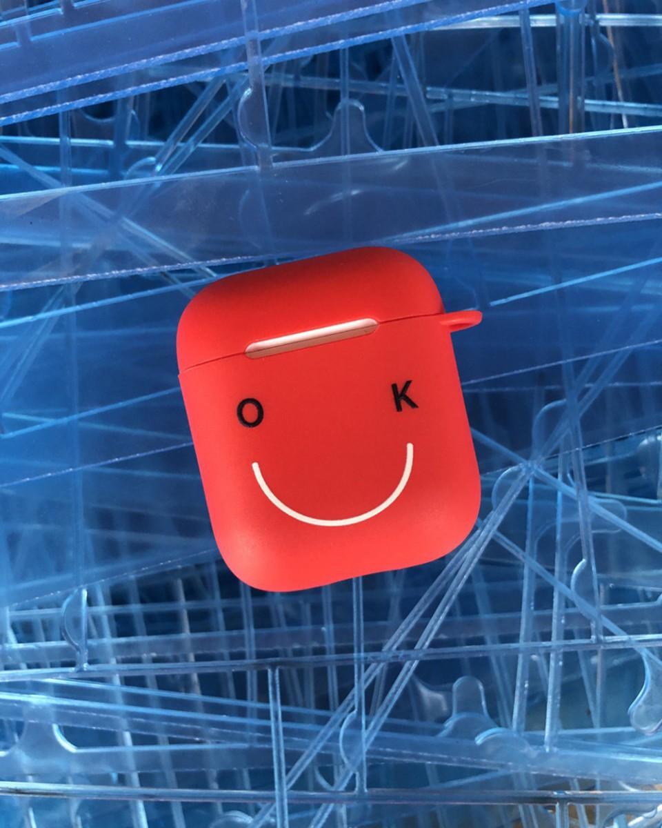 Wood'd AirPods Case OK Red Vendita Economica